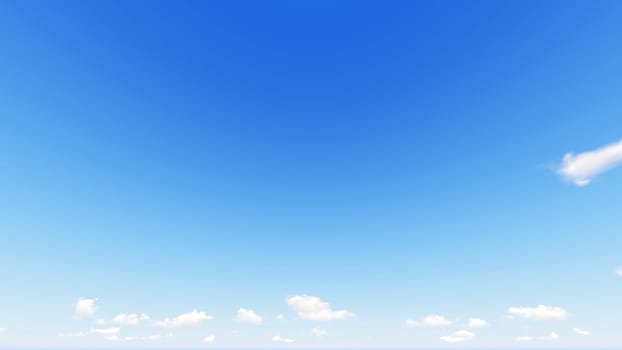 Cloudy blue sky abstract background, blue sky background with tiny clouds, 3d rendering

