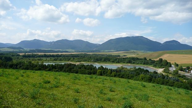 Summer meadow in mountains in Slovakia.