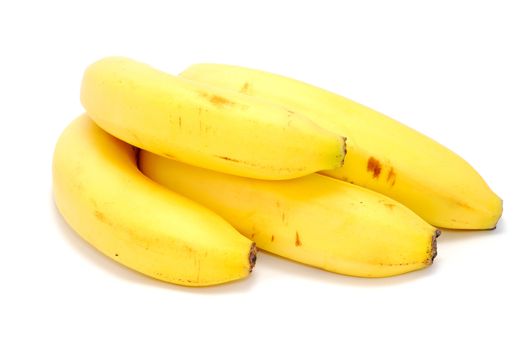 Banana isolated on the white background.
