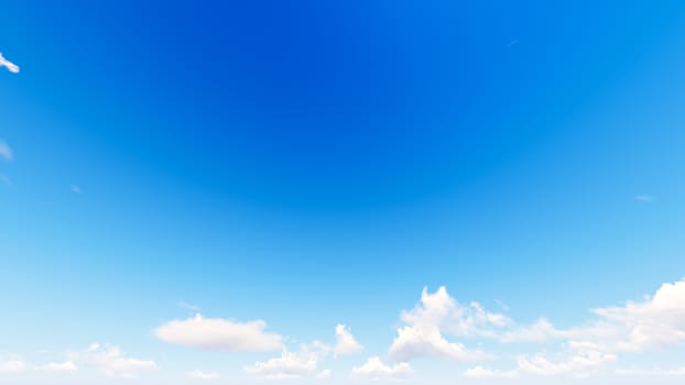 Cloudy blue sky abstract background, blue sky background with tiny clouds, 3d illustration