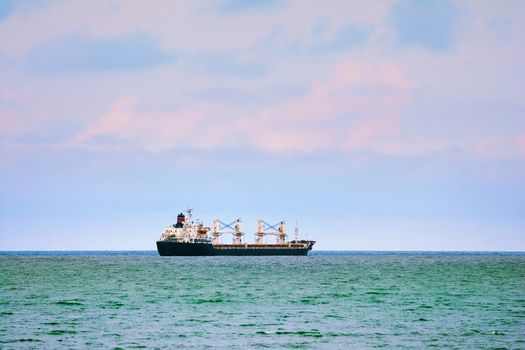 Ship Goes to the Open Sea