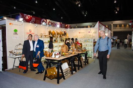 NONTHABURI - MAY 25 : Manufacturer showing products about food industry in during exhibition of THAIFEX - World of food ASIA 2016 on May 25, 2016 in Nonthaburi, Thailand.