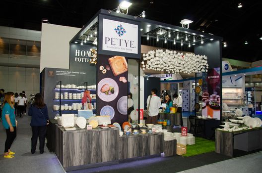 NONTHABURI - MAY 25 : Manufacturer showing products about food industry in during exhibition of THAIFEX - World of food ASIA 2016 on May 25, 2016 in Nonthaburi, Thailand.