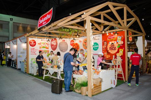 NONTHABURI - MAY 25 : Manufacturer showing products about food industry in during exhibition of THAIFEX - World of food ASIA 2016 on May 25, 2016 in Nonthaburi, Thailand.