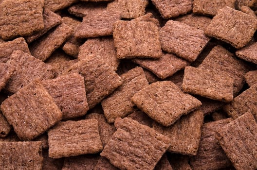 Red rice crackers  close up