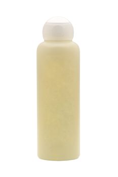 Lotion, cream bottle on white background