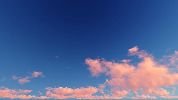 Cloudy blue sky abstract background, blue sky background with tiny clouds, 3d rendering

