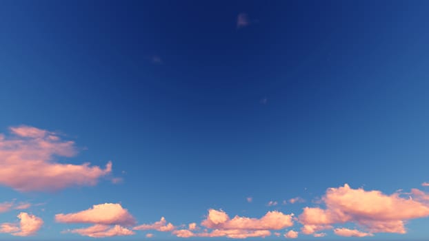 Cloudy blue sky abstract background, blue sky background with tiny clouds, 3d rendering

