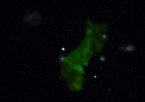 Star field in space a nebulae and a gas congestion. "Elements of this image furnished by NASA".