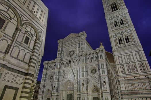 The Basilica di Santa Maria del Fiore in Florence, Italy,