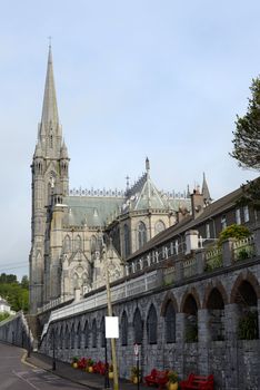 road to cobh cathedral in county cork ireland