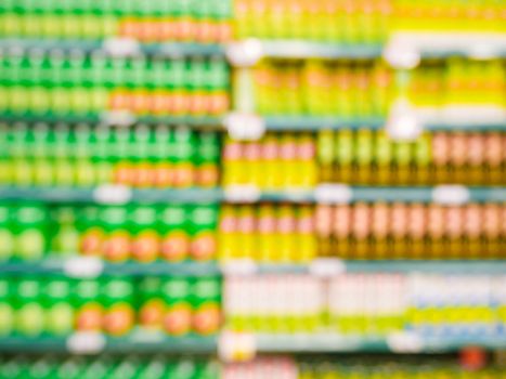 Abstract blurred supermarket, urban lifestyle concept. Shallow DOF