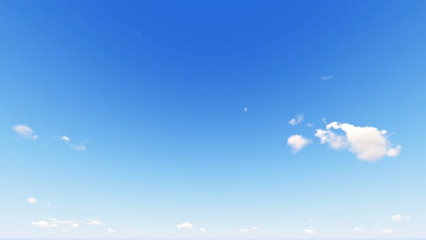 Cloudy blue sky abstract background, blue sky background with tiny clouds, 3d rendering

