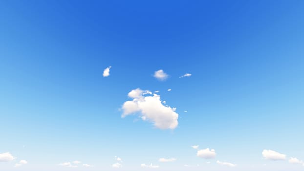 Cloudy blue sky abstract background, blue sky background with tiny clouds, 3d rendering

