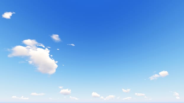 Cloudy blue sky abstract background, blue sky background with tiny clouds, 3d rendering

