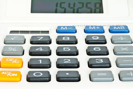 Close up Calculator Keypad 