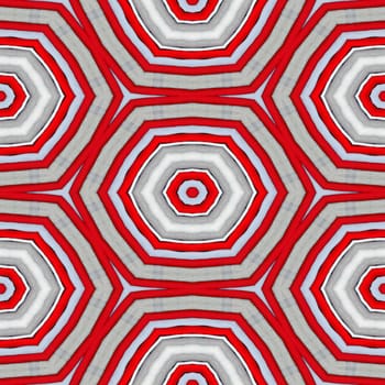 Abstract seamless red, gray and white background with circle shapes.