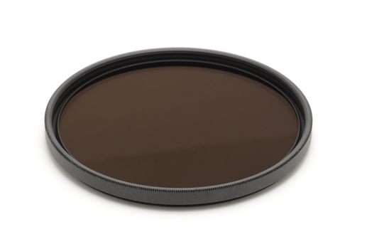 New neutral density filter on a white background.