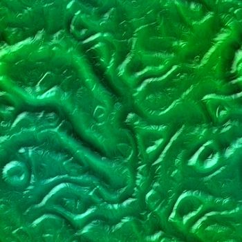 Closeup of the green alien skin texture with folds illustration.