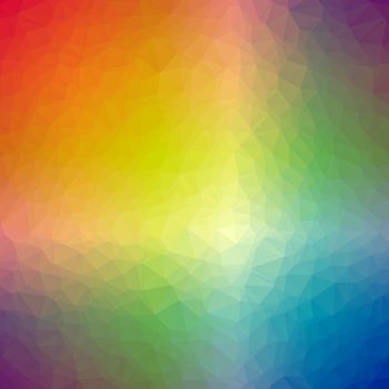 Abstract colors polygonal triangles pattern background.