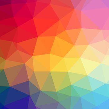 Abstract colors polygonal triangles pattern background.