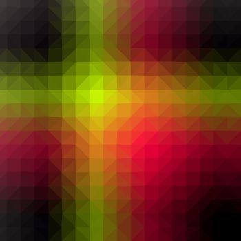 Abstract colors polygonal triangles pattern background.