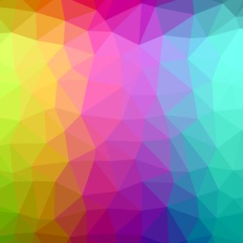 Abstract colors polygonal triangles pattern background.