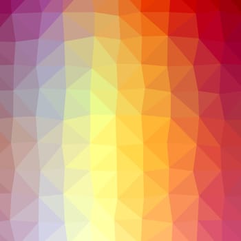 Abstract colorful triangular or polygonal background illustration.