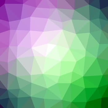 Abstract colorful triangular or polygonal background illustration.