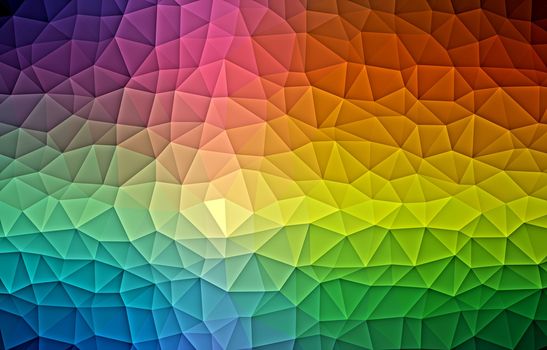 Abstract color polygonal triangle patterns.