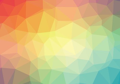 Abstract color polygonal triangle patterns. Low poly background.
