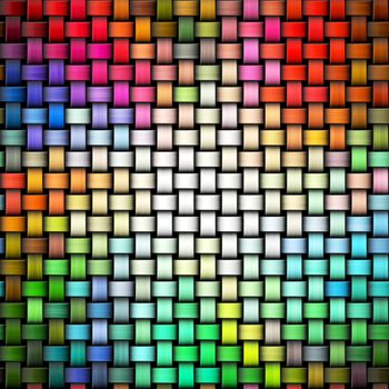 Illustration of the colorful knitted seamless background, texture.