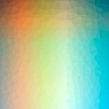 Abstract low poly and triangular color background.