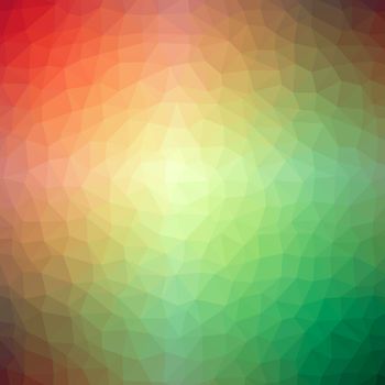 Abstract low poly and triangular color background.