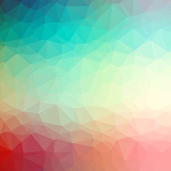 Abstract colorful triangular or polygonal background.