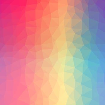 Abstract colorful triangular or polygonal background.