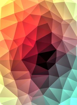 Low poly background. Polygonal or triangular abstract color background. Polygonal pattern. Low poly pattern.