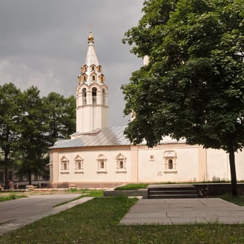 Beautiful old Church, not far from the Kremlin of Ryazan in Russia.