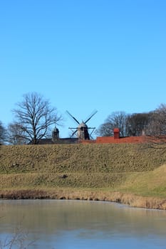 Windmill at defence area Bastion of Copenhagen