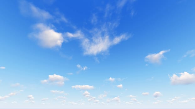 Cloudy blue sky abstract background, blue sky background with tiny clouds, 3d rendering

