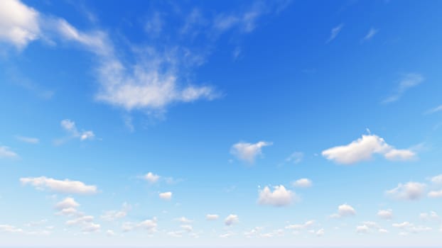 Cloudy blue sky abstract background, blue sky background with tiny clouds, 3d rendering

