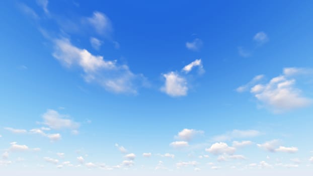 Cloudy blue sky abstract background, blue sky background with tiny clouds, 3d rendering

