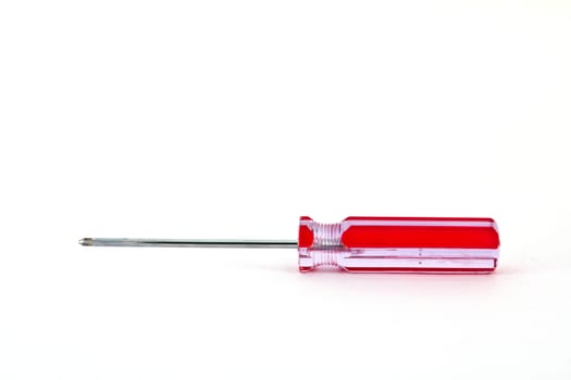 Screwdriver on white background