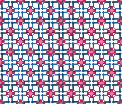blue and pink Cross abstract textile pattern or paper background