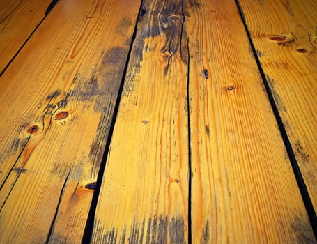 abstract background or texture detail Old wooden painted yellow