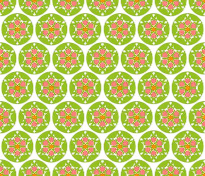 background or textile pattern mandala flower ring
