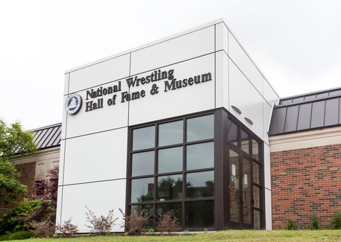 STILLWATER, OK/USA - MAY 20, 2016: The National Wrestling Hall of Fame and Museum on the campus of Oklahoma State University.