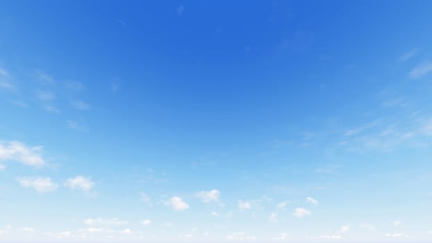 Cloudy blue sky abstract background, blue sky background with tiny clouds, 3d rendering

