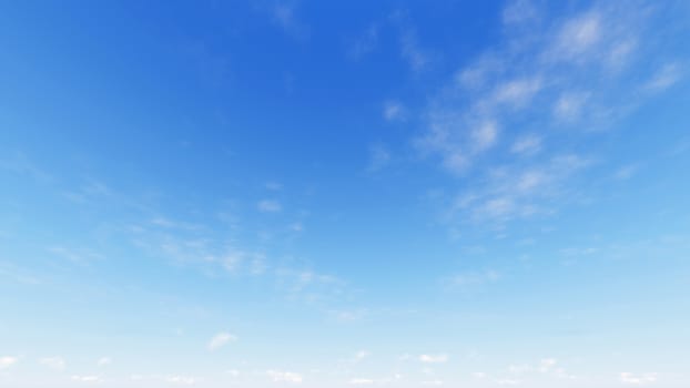 Cloudy blue sky abstract background, blue sky background with tiny clouds, 3d rendering

