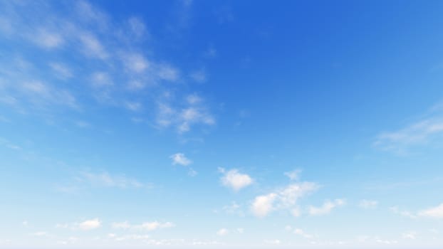 Cloudy blue sky abstract background, blue sky background with tiny clouds, 3d rendering

